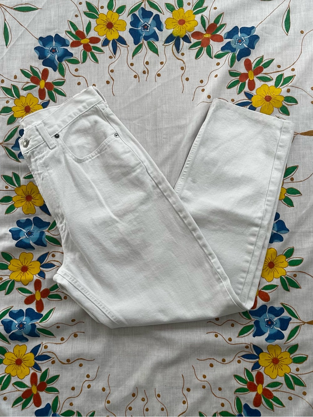 90s Gap Vintage White Denim Jeans